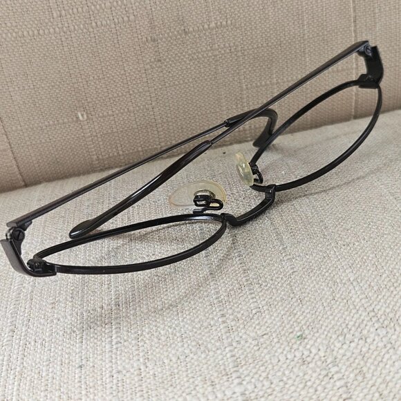 Anne Klein Women Glasses Frame Dark Brown Eye Wear Eyeglasses K1104 Made Italy - Picture 6 of 14